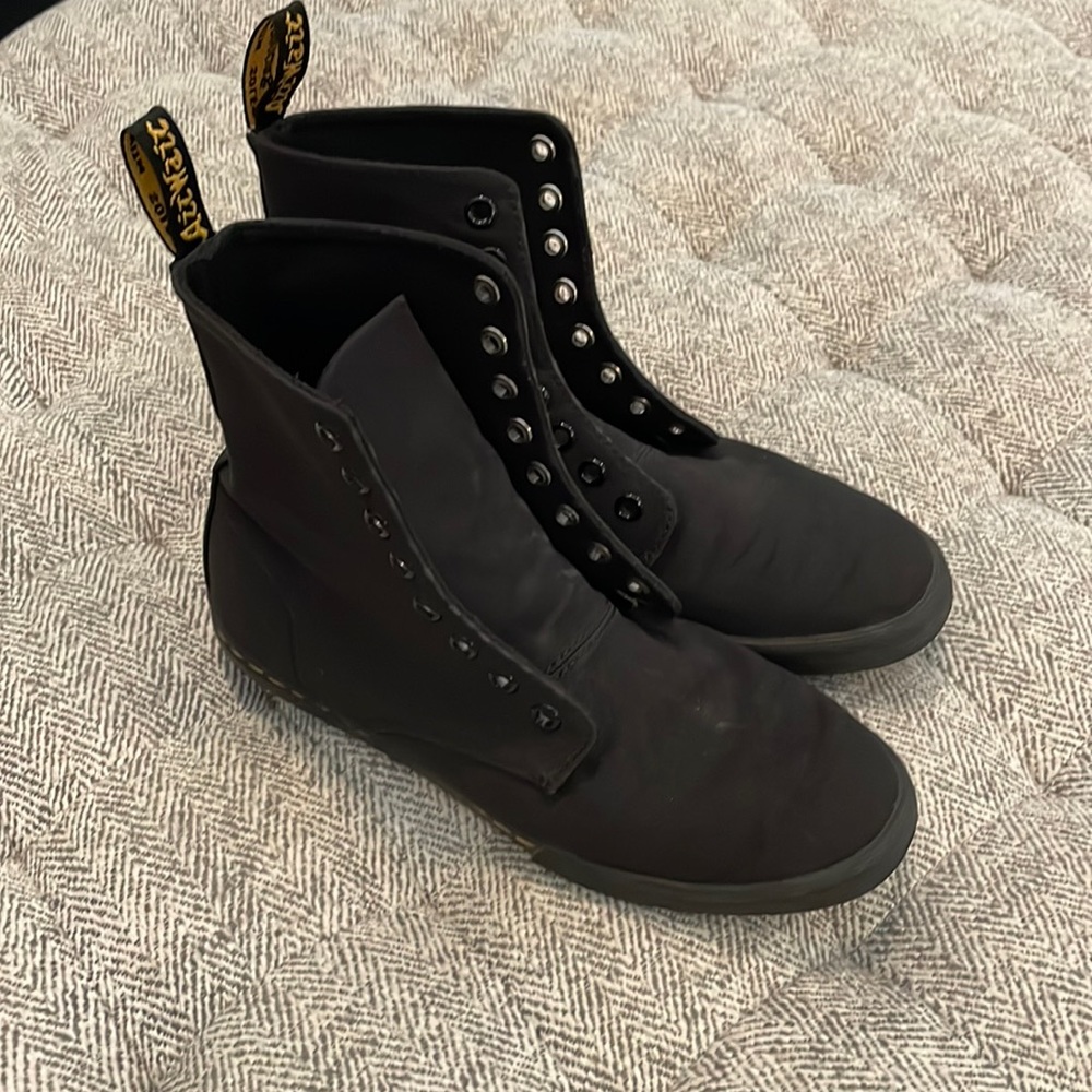 Dr Martens canvas boots size 4 M/5 W
